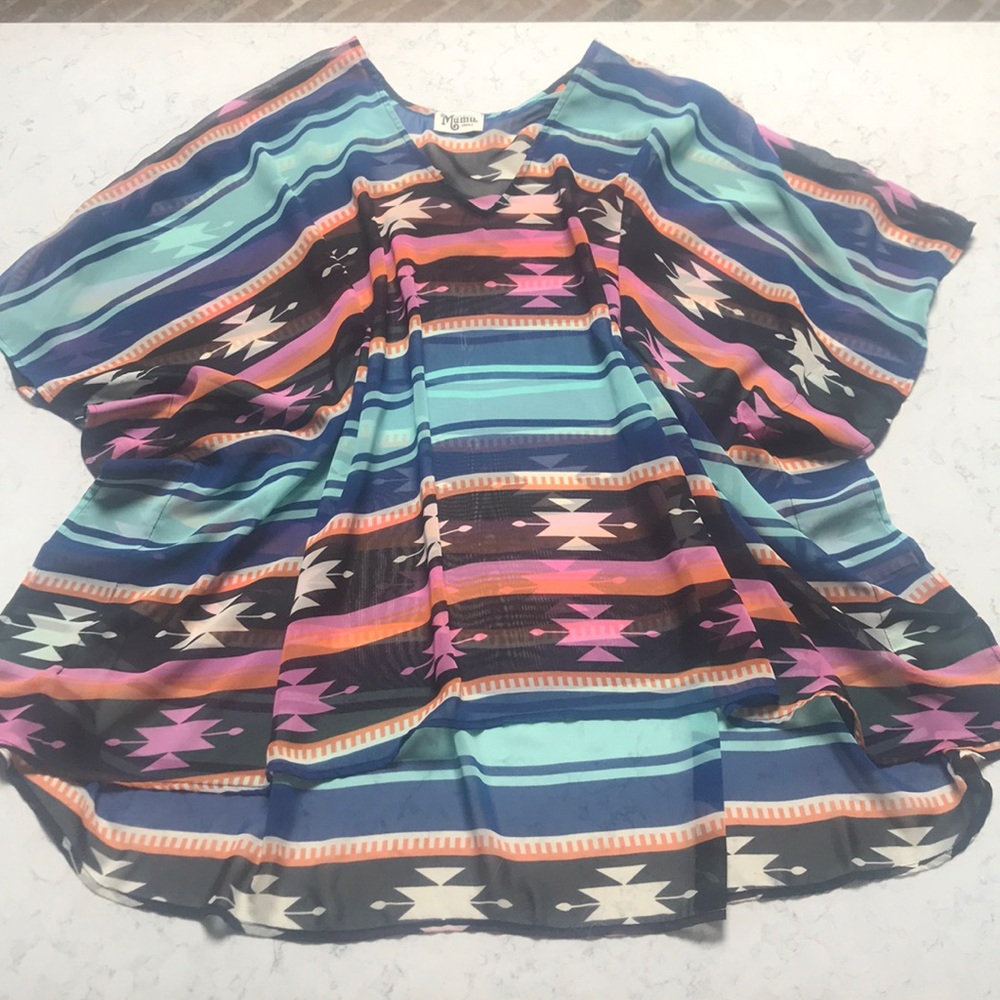 Show me your mumu Aztec print tunic